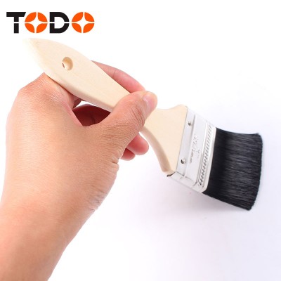 TODO brush  bleaching with wooden handle cheap paint brushes