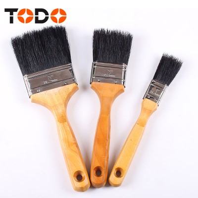 Todo Brush High Quality Wooden Handle House Decoration Natural Bristle Paint Brush