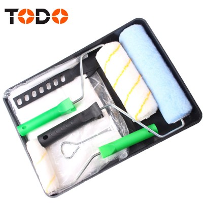 Todo Brush Roller Paint Set With Plastic Tray