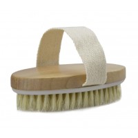 Amazon hot selling Soft Natural Bristle Dry Skin  Body Brush wooden brush